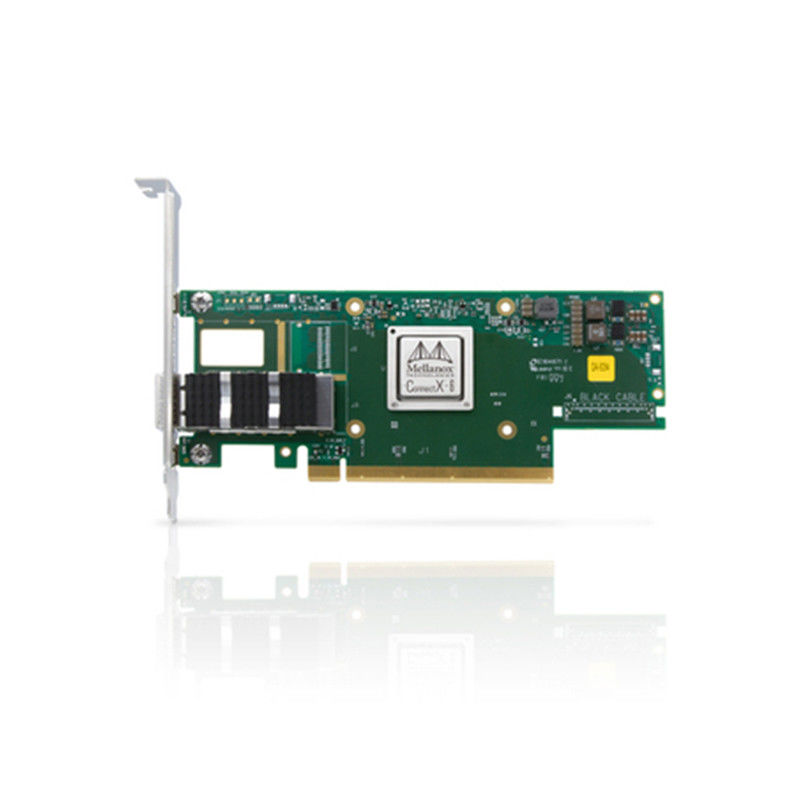 ConnectX 6 Dual Port Adapter Карта Mellanox, поддерживающая 100 Гбит/с MCX653105A-ECAT