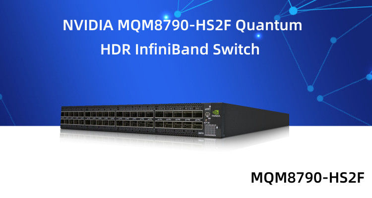 MQM8790-HS2F Mellanox Switch 40 Port 200G InfiniBand Data Center 40 X HDR QSFP56 Неуправляемый