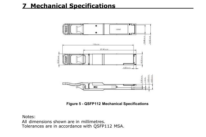 400G QSFP112 SR4 Hot-Plug Multimode Fiber Optic Transceiver 100m Интерконнекция для центров обработки данных и оптических интерконнекций