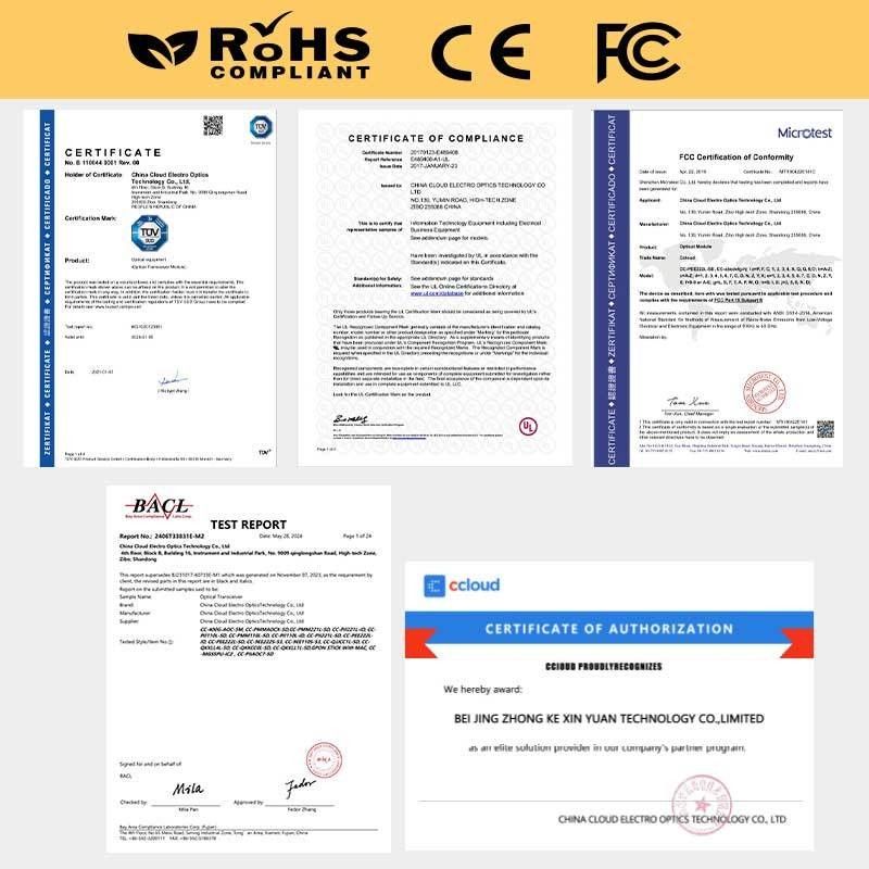 Ethernet Network Connection Solution 400G QSFP112 DR4 оптический приемопередатчик для одномодной волоконной передачи до 500 м