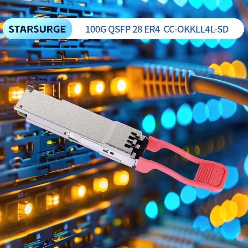 3.3V постоянный источник питания вычислительная взаимосвязь 100G QSFP28 BIDI SR приемопередатчик для центра обработки данных горяче-включаемый оптический модуль