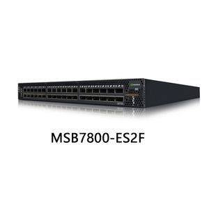 36-портовый коммутатор черный/серый MSB7800-ES2F, скорость передачи 10/100/1000 Мбит/с, управляемый, 43.6*433.2*590.6 мм, производства Mellanox