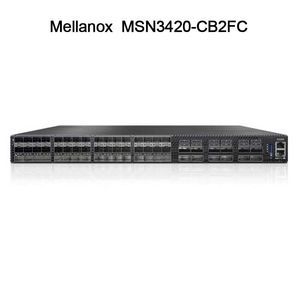 Максимальная скорость 100 г, коммутатор Ethernet 1U на базе Nvidia Spectrum-2 с Cumulus Linux, 48 портов SFP28, 12 портов QSFP28, MSN3420-CB2FC