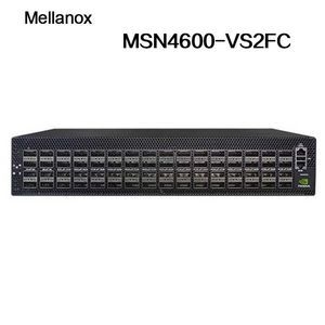 2U открытый Ethernet-коммутатор с Cumulus Linux, 64 порта QSFP56, процессор X86, стандартная глубина, P2C, скорость передачи 5000, скорость 100 ГБ