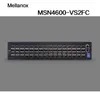 2U открытый Ethernet-коммутатор с Cumulus Linux, 64 порта QSFP56, процессор X86, стандартная глубина, P2C, скорость передачи 5000, скорость 100 ГБ
