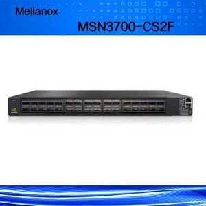 32 Qsfp28 Порты Mellanox Switch MSN3700-CS2f с 2 источниками питания переменного тока и процессором X86 в стандартной глубине 43,6*433,2*590,6 мм