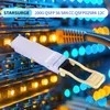 QSFP56 SR4 200GBASE-SR4 850 нм 100 м DOM MPO-12/UPC MMF QSFP56-200G-SR4 200G SR4 Оптический трансиверный модуль