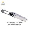 Цены Сделки Сток высокоскоростной 100g Qsfp28 Zr4 80km Модуль передатчика для надежной сети