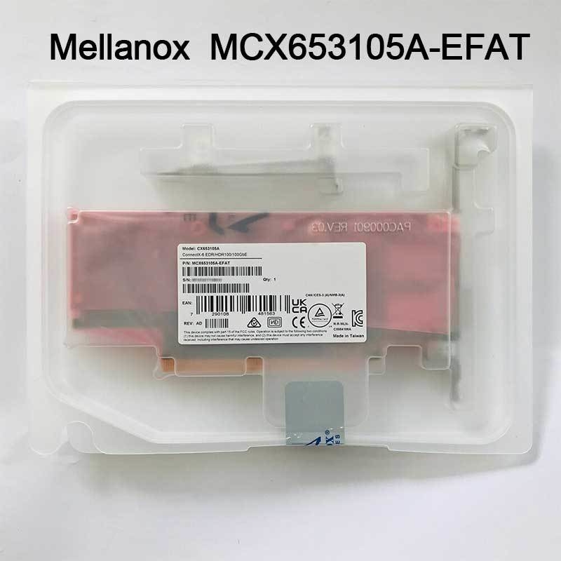 переходник карты сети ConnectX-6 100g MCX653105A-EFAT Mellanox VPI для сервера