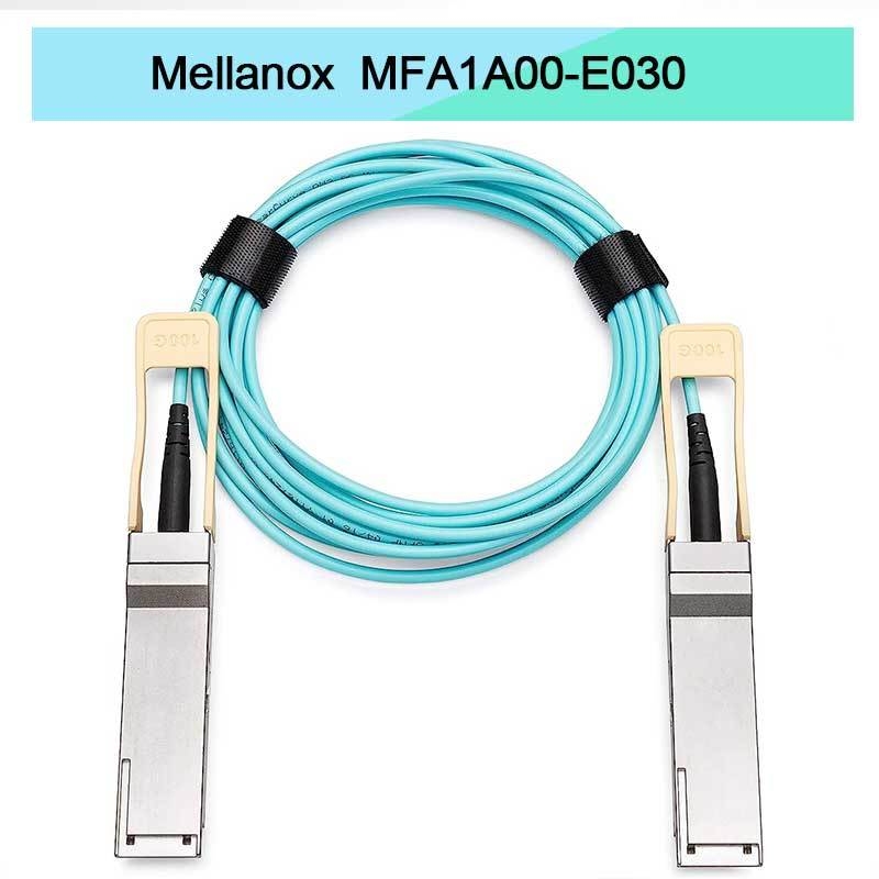 Кабель QSFP Mellanox AOC на основе VCSEL MFA1A00-E030 IB EDR до 100 Gb/S