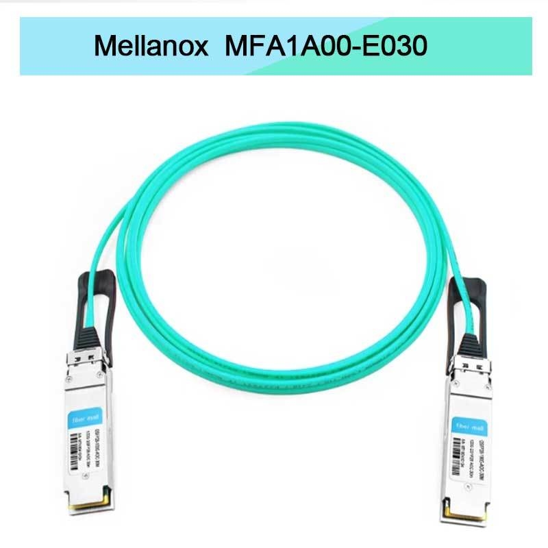 Кабель QSFP Mellanox AOC на основе VCSEL MFA1A00-E030 IB EDR до 100 Gb/S