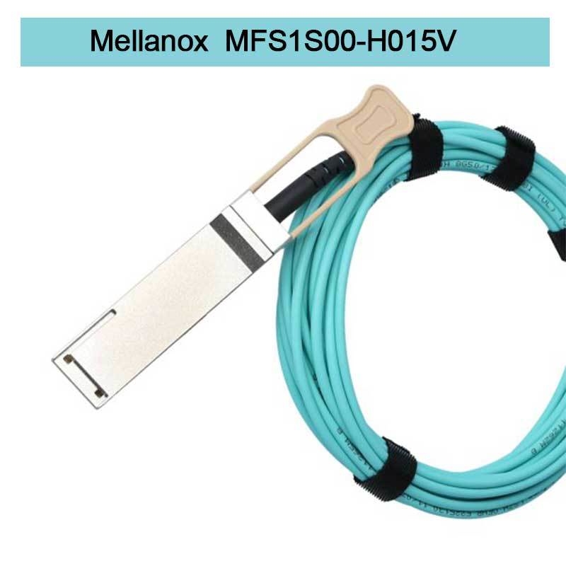 Соединения 100GbE 25GbE центра данных кабеля волокна кабеля MFS1S00-H015V Aoc Mellanox AOC DAC быстрые эффективные