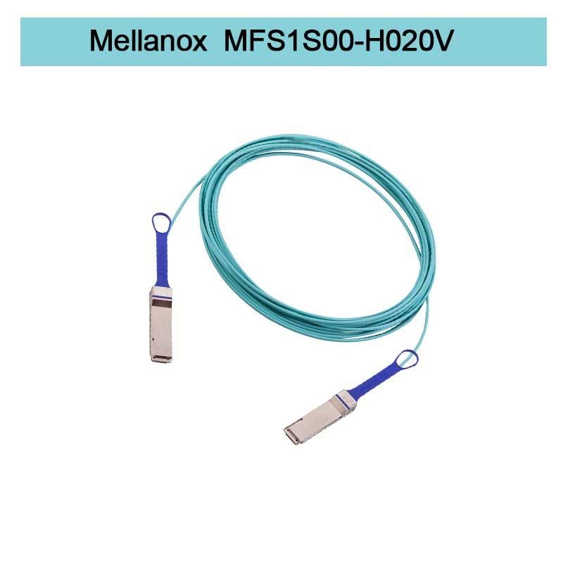 MFS1S00-H020V(980-9I45T-00H020) Кабель Mellanox AOC Ethernet 200GbE QSFP56 Активный оптический кабель кабели Infiniband