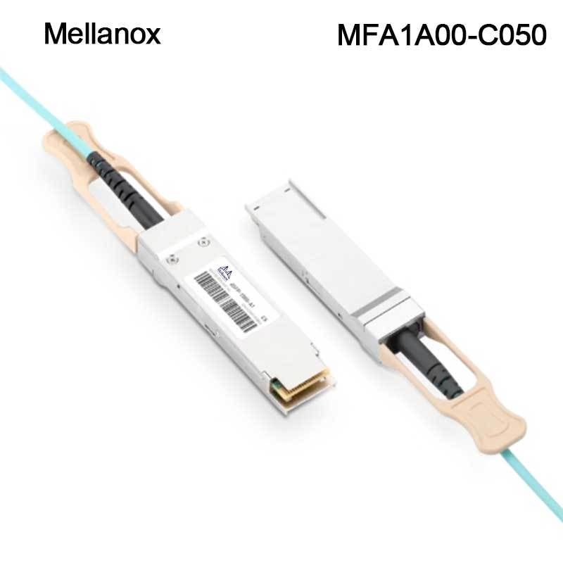QSFP LSZH Mellanox AOC Активный оптический кабель MFA1A00-C050 100GbE 50м новый и оригинальный