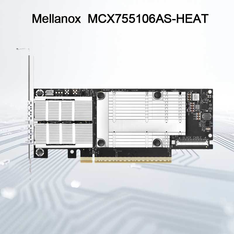 MCX755106as-Heat (900-9X7AH-0078-DTZ) Nvidia Connectx-7 200g Ethernet адаптер с двумя портами