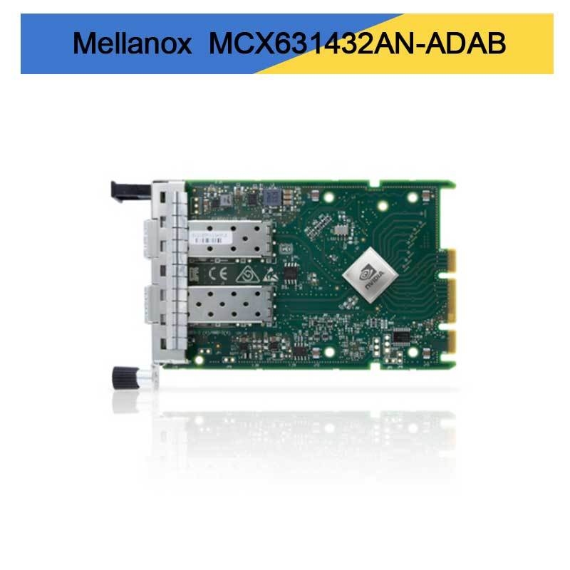 Nvidia MCX631432an-Adab Connectx-6 Lx En Адаптерная карта, 25GB Ocp3.0, с управлением хостами, двумя портами SFP28, Pcie 4.0 X8, без крипто, Thumbscrew (Pull Tab) Bracke