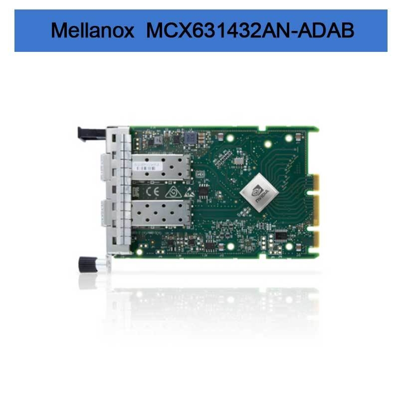 Nvidia MCX631432an-Adab Connectx-6 Lx En Адаптерная карта, 25GB Ocp3.0, с управлением хостами, двумя портами SFP28, Pcie 4.0 X8, без крипто, Thumbscrew (Pull Tab) Bracke