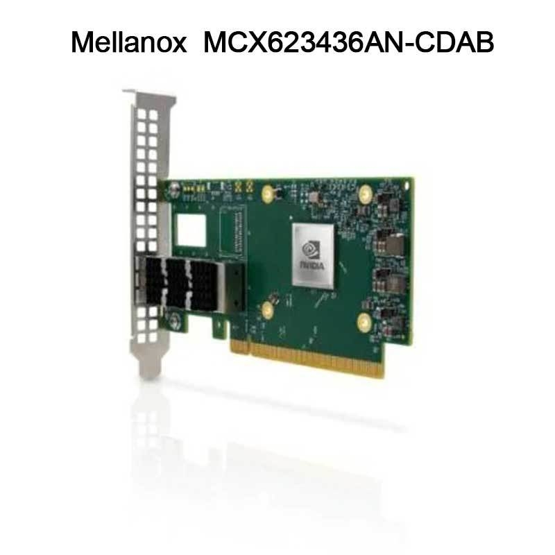 Nvidia MCX623436an-Cdab Connectx-6 Dx En Карта адаптера, 100 Gb, Ocp3.0, с управлением хостами, двумя портами Qsfp56, Pcie 4.0 X16, без крипто, Thumbscrew (Pull Tab)