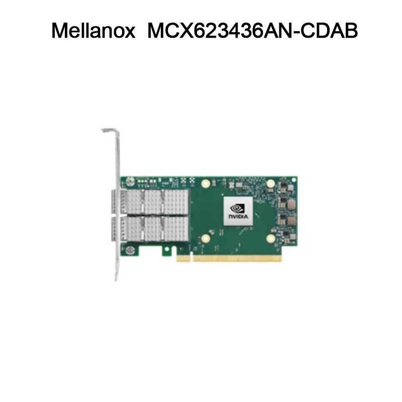 Nvidia MCX623436an-Cdab Connectx-6 Dx En Карта адаптера, 100 Gb, Ocp3.0, с управлением хостами, двумя портами Qsfp56, Pcie 4.0 X16, без крипто, Thumbscrew (Pull Tab)