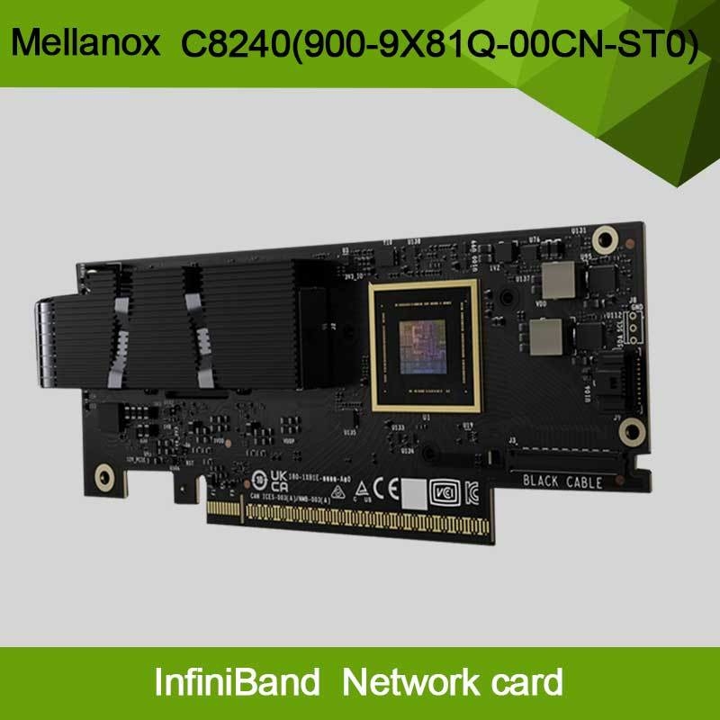 Nvidia Connectx-8 Supernic Двухпортовый Qsfp112 Infiniband: Ndr Ib (По умолчанию) Ethernet: 400 Гбит/с C8240 900-9X81q-00cn-St0