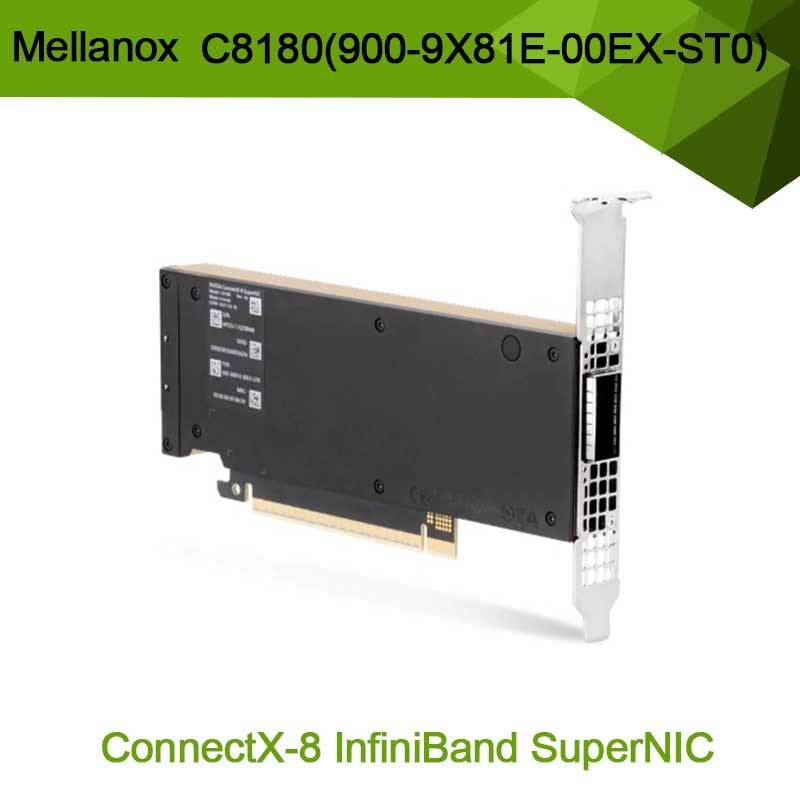 Адаптер Nvidia Connectx-8 C8180 (900-9X81E-00EX-ST0) Single-Cage Osfp Infiniband: 800 Гбит/с XDR IB