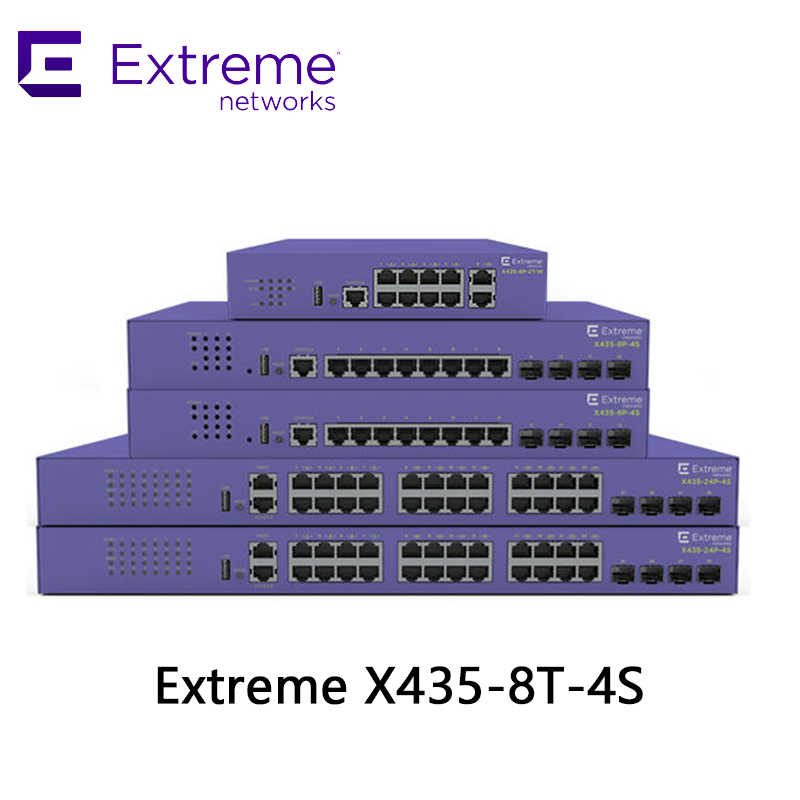 Высокопроизводительный сетевой коммутатор Extreme X435-8t-4s Series для бесперебойного соединения