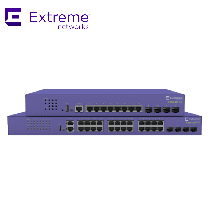 24P Коммутатор Extreme Networks X435 AVB X435 4S 68 Гбит/с 50.6 Mpps новый и оригинальный