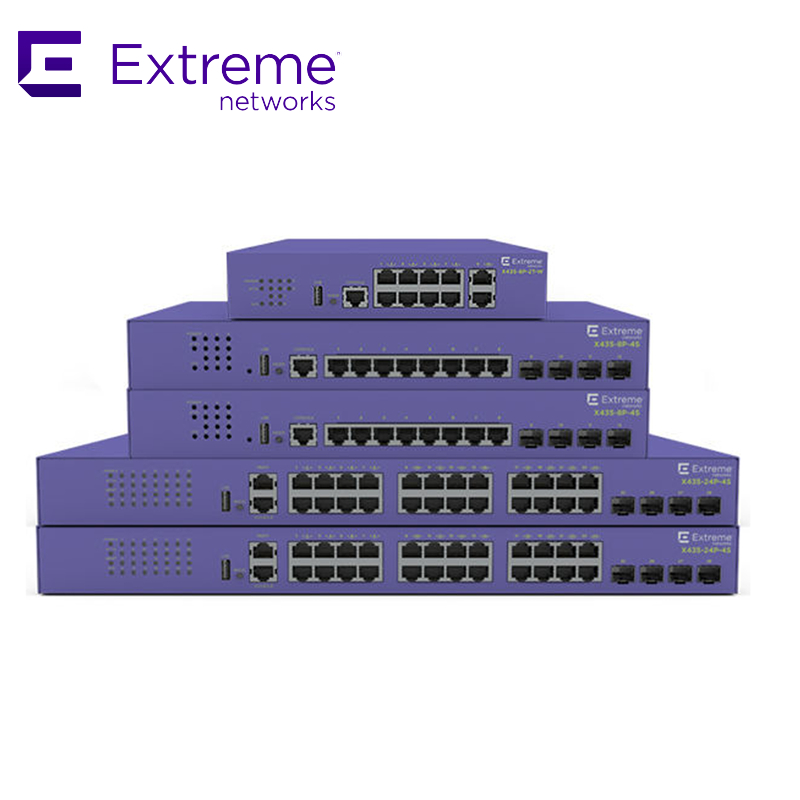 24P Коммутатор Extreme Networks X435 AVB X435 4S 68 Гбит/с 50.6 Mpps новый и оригинальный