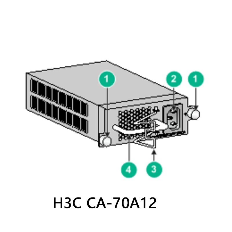 H3c Ca-70A12 Высокопроизводительный источник питания постоянного тока для устройств Картон 2.5A