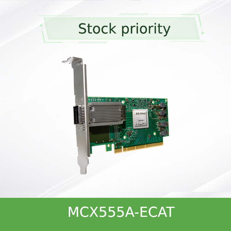Переходник EDR/100GbE карты сети ConnectX-5 MCX555A-ECAT Mellanox VPI
