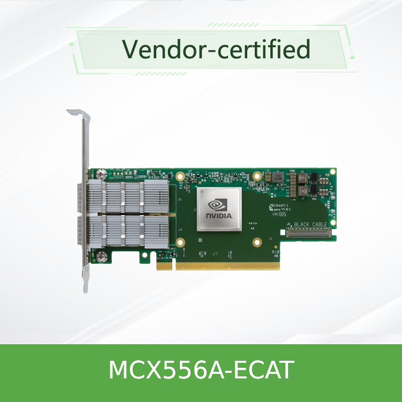 Карта PCIe3.0 MCX556A-ECAT сетевого адаптера ConnectX-5 VPI Mellanox
