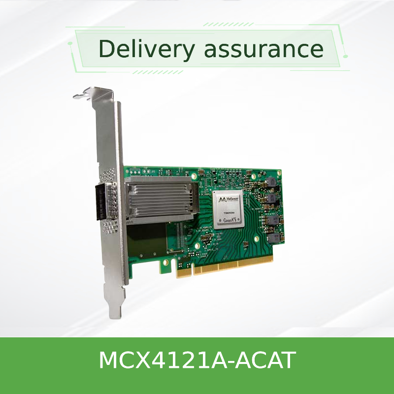 Порт SFP28 PCIe3.0 X8 MCX4121A-ACAT карты сети EN 25GbE Mellanox ConnectX-4 Lx двойной