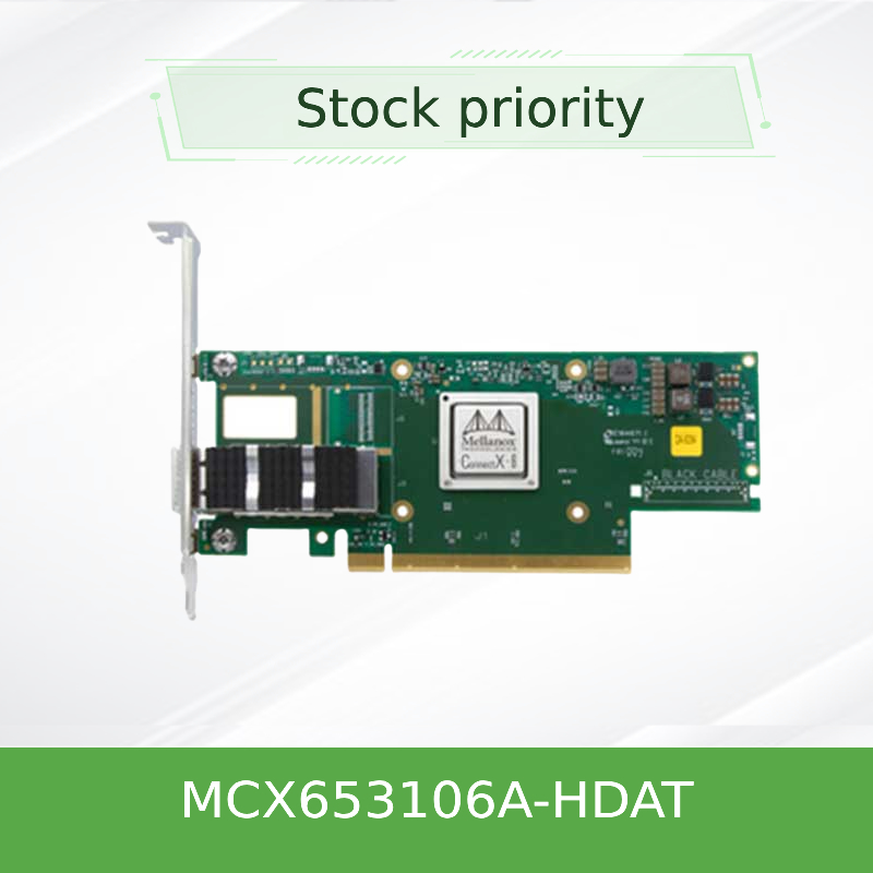 MCX653106A-HDAT Сетевая карта Mellanox 200 Гбит/с, 4 порта Ethernet по 50 Гбит/с