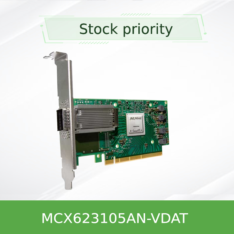 Карта сети MCX623105AN-VDAT Mellanox интерфейса EN ConnectX-6 DX 100GbE удваивает гавань QSFP56