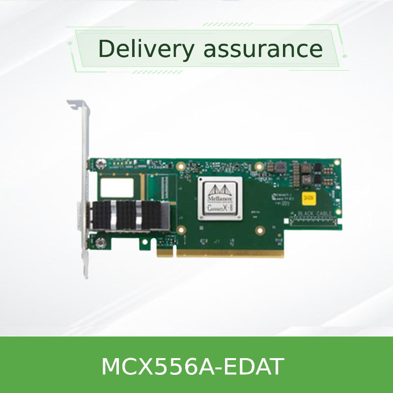 Порт карты EDR IB 100Gb/S 100GbE переходника Mellanox MCX556A-EDAT ConnectX-5 VPI запаса двойной