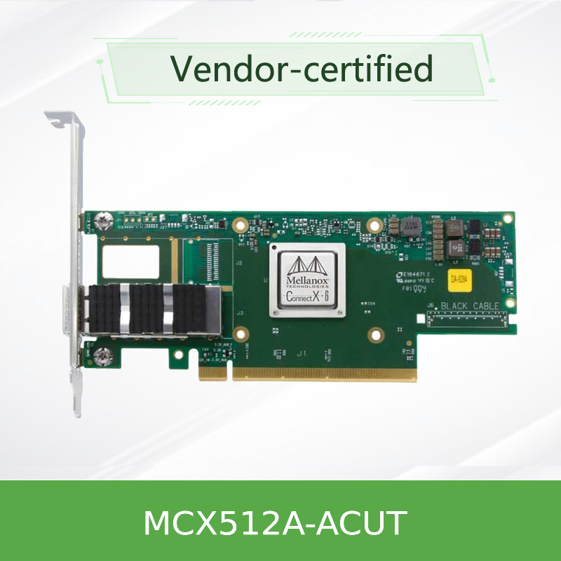 Карта MCX512A-ACUT локальных сетей карты сети X8 SFP28 10GbE/25GbE Mellanox PCIE
