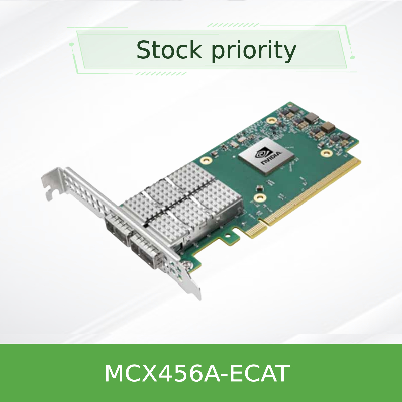 Новая оригинальная карта Nvidia MCX456A-Ecat Connectx-4 Infiniband/Ethernet