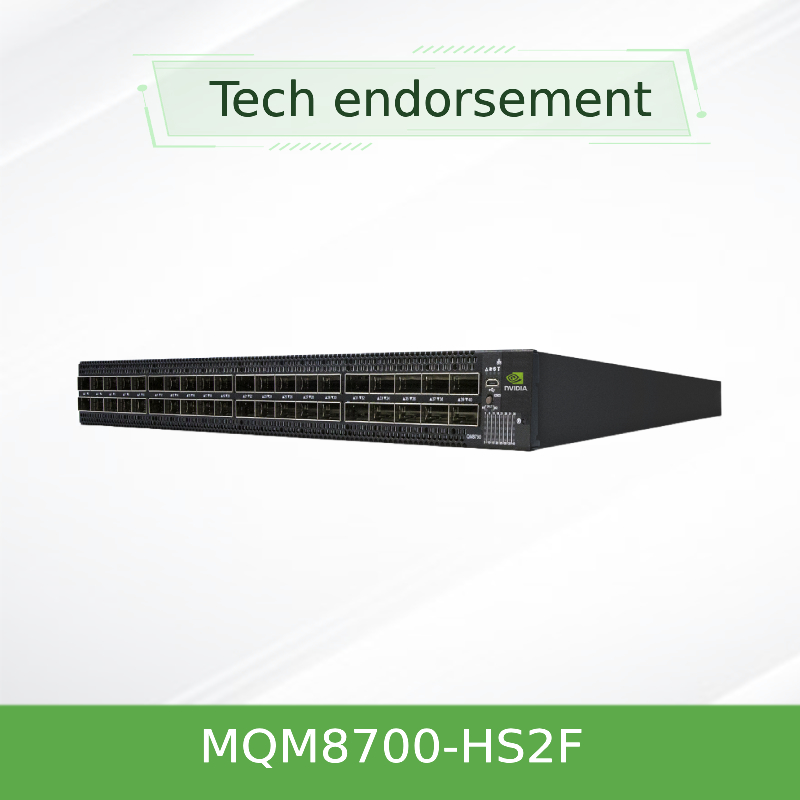 Сетевой коммутатор MQM8700-HS2F Mellanox ускоряет приложения высокопроизводительных вычислений и искусственного интеллекта
