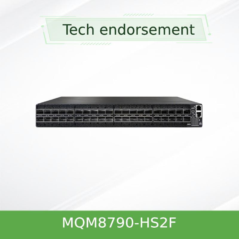 MQM8790-HS2F(920-9B110-00FH-0D0) HDR Mellanox Infiniband сетевой коммутатор, 40 портов QSFP56, 2 блока питания переменного тока