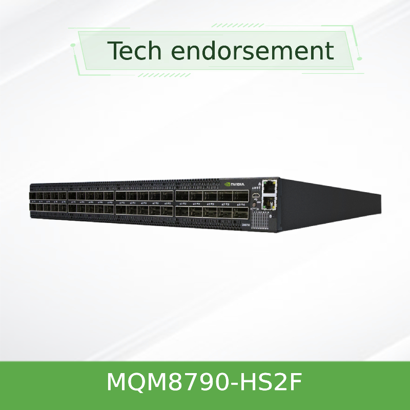 Порт переключателя сети 40 MQM8790-HS2F Mellanox не преграждая управляемое HDR 200Gb/S