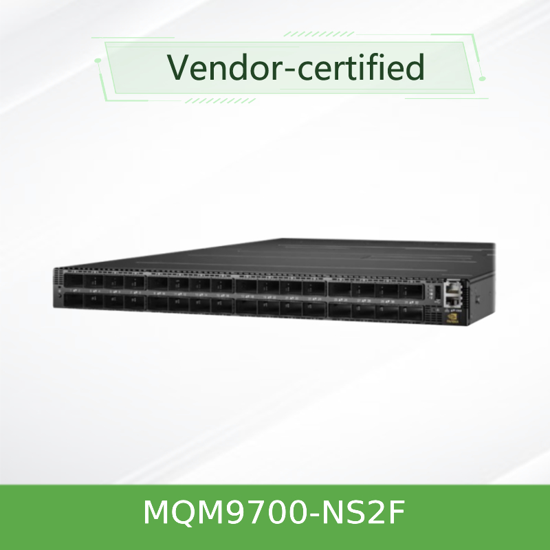 Коммутатор Mellanox Network Switch MQM9700-NS2F(920-9B210-00FN-0M0) Infiniband 400G 16.8 Тбит/с для сервера