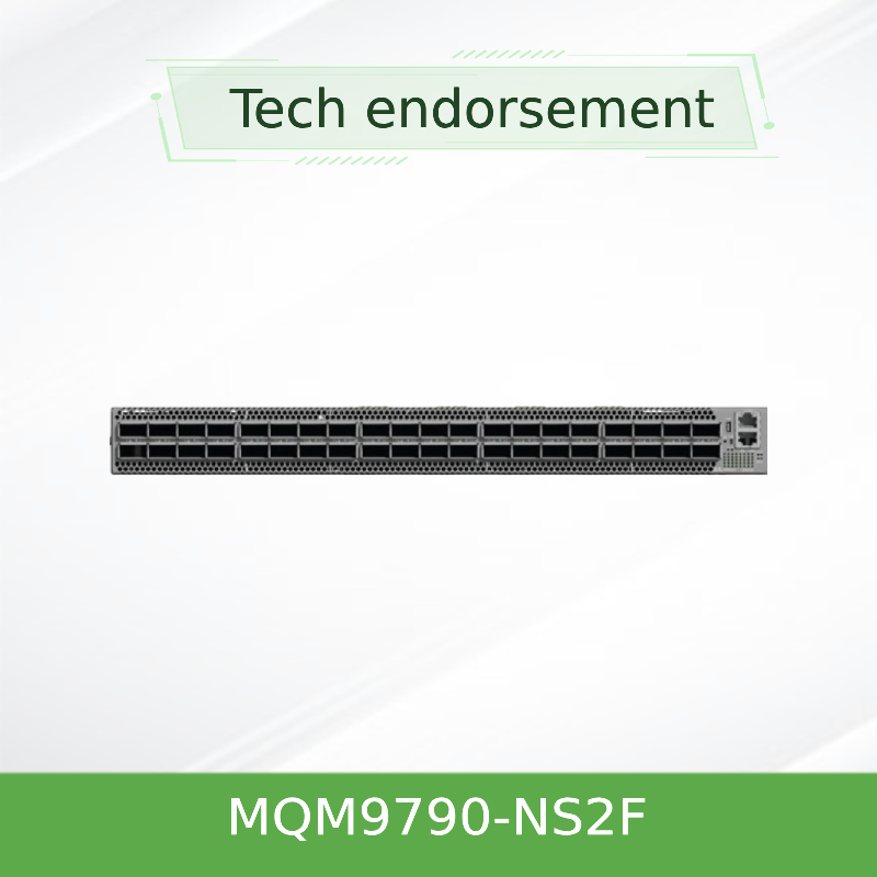 MQM9790-NS2F ((920-9B210-00FN-0D0) Mellanox Network Switch P2C Airflow 64 Port NDR 32 OSFP Port Неуправляемый