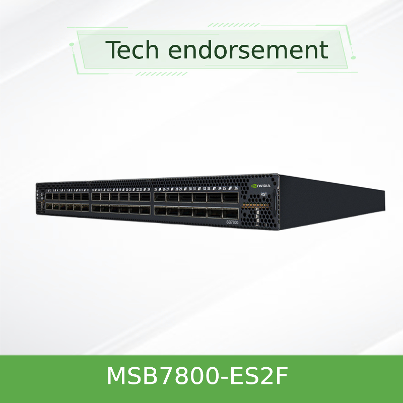 Управление переключателя EDR 36 MSB7800-ES2F Mellanox Infiniband гаван не преграждая