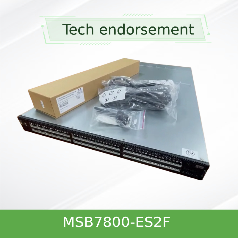 Переключатель-IB 2 сети MSB7800-ES2F Mellanox основал порты QSFP28 EDR InfiniBand 1U 36