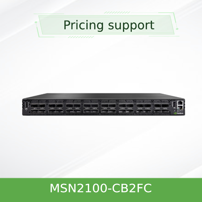 MSN2100-CB2FC Nvidia Spectrum 100gbe 1u Switch 1g Максимальная скорость Cumulus Linux 16 Qsfp28 Порты 2 AC Psus X86 2-ядерный короткий глубина P2c Airflow