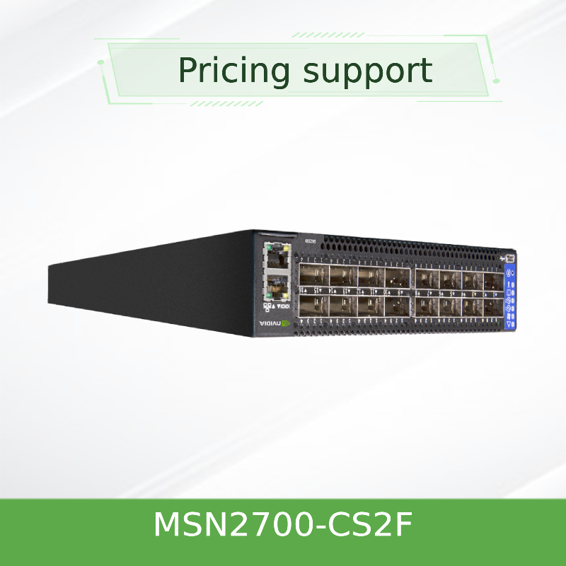 Спектр переключателя сети MSN2700-CS2F Mellanox основал переключатель локальных сетей 25GbE/100GbE 1U открытый