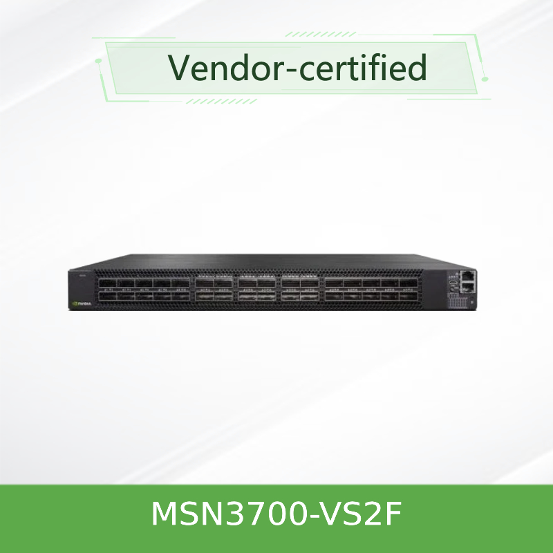 Держатель шкафа переключателя сети SN3000 MSN3700-VS2F 200GbE Mellanox 1U