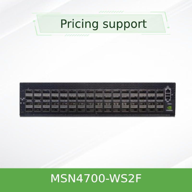 32 локальной сети Mellanox открытого источника QSFP-DD переключает 400GbE 1U MSN4700-WS2F