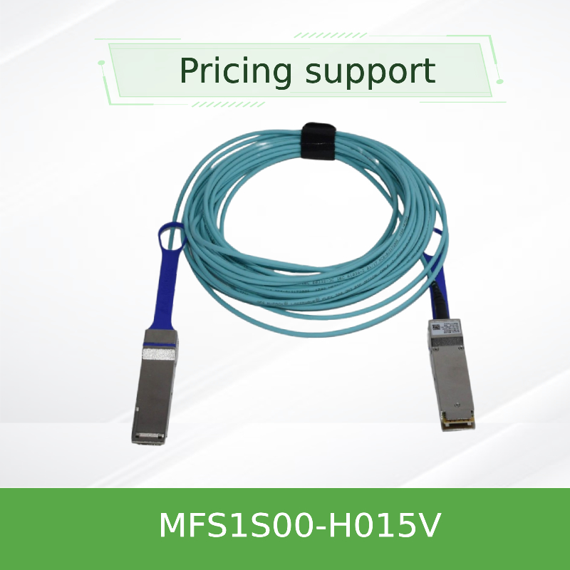 Кабель Mellanox AOC DAC 200G 15m QSFP56 Волоконный кабель Aoc MFS1S00-H015V Активный оптический кабель
