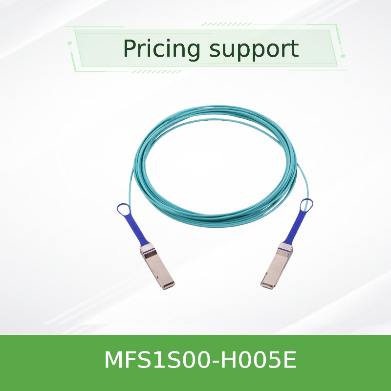 кабели MFS1S00-H005E 200Gb/s 5m QSFP56 MMF Mellanox AOC HDR